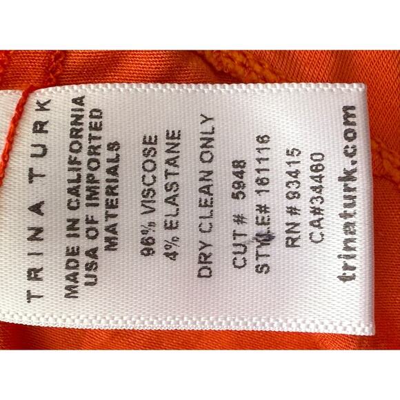 Trina Turk 3/4 sleeve t-shirt sz XS - Picture 8 of 9